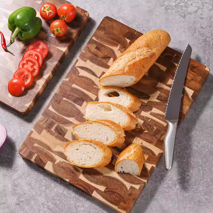 Hartley End-Grain Teak & Ash Chopping Board